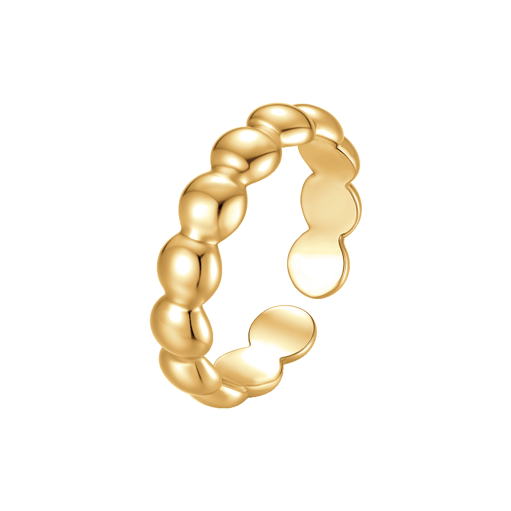 ANELLO DONNA IN ACCIAIO IP GOLD