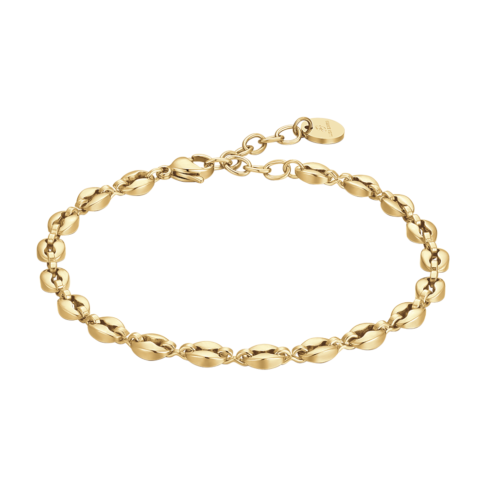 BRACCIALE UOMO IN ACCIAIO IP GOLD