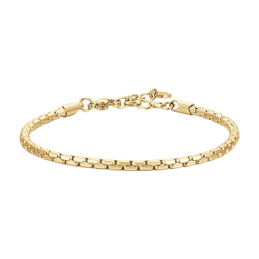 BRACCIALE UOMO IN ACCIAIO IP GOLD