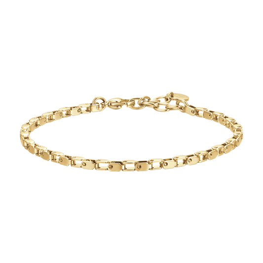 BRACCIALE UOMO IN ACCIAIO IP GOLD