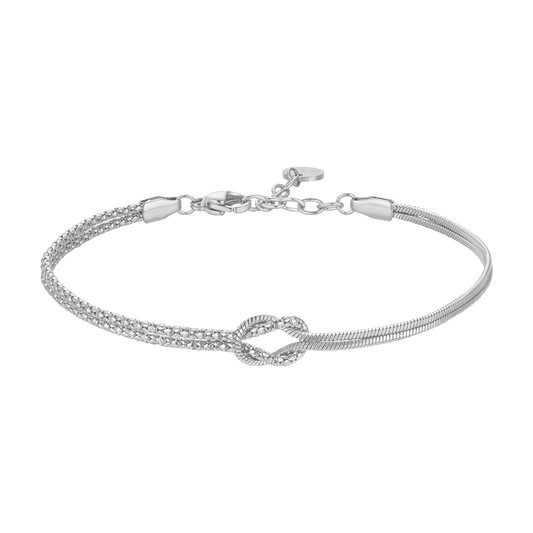 BRACCIALE UOMO IN ACCIAIO CON NODO