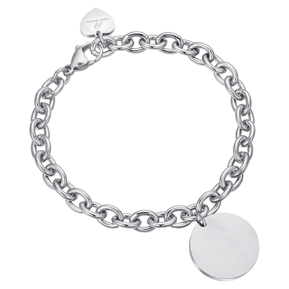 BRACCIALE DONNA PERSONALIZZATO IN ACCIAIO
