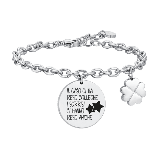BRACCIALE DONNA IN ACCIAIO COLLEGHE