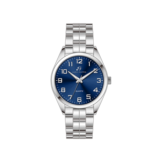 OROLOGIO UOMO IN ACCIAIO QUADRANTE BLU