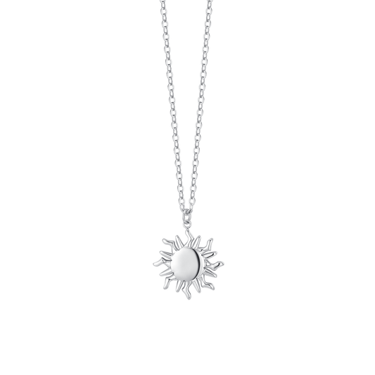 COLLANA DONNA IN ACCIAIO CON SOLE