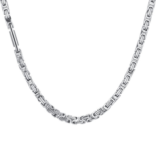 COLLANA UOMO IN ACCIAIO CON ELEMENTO