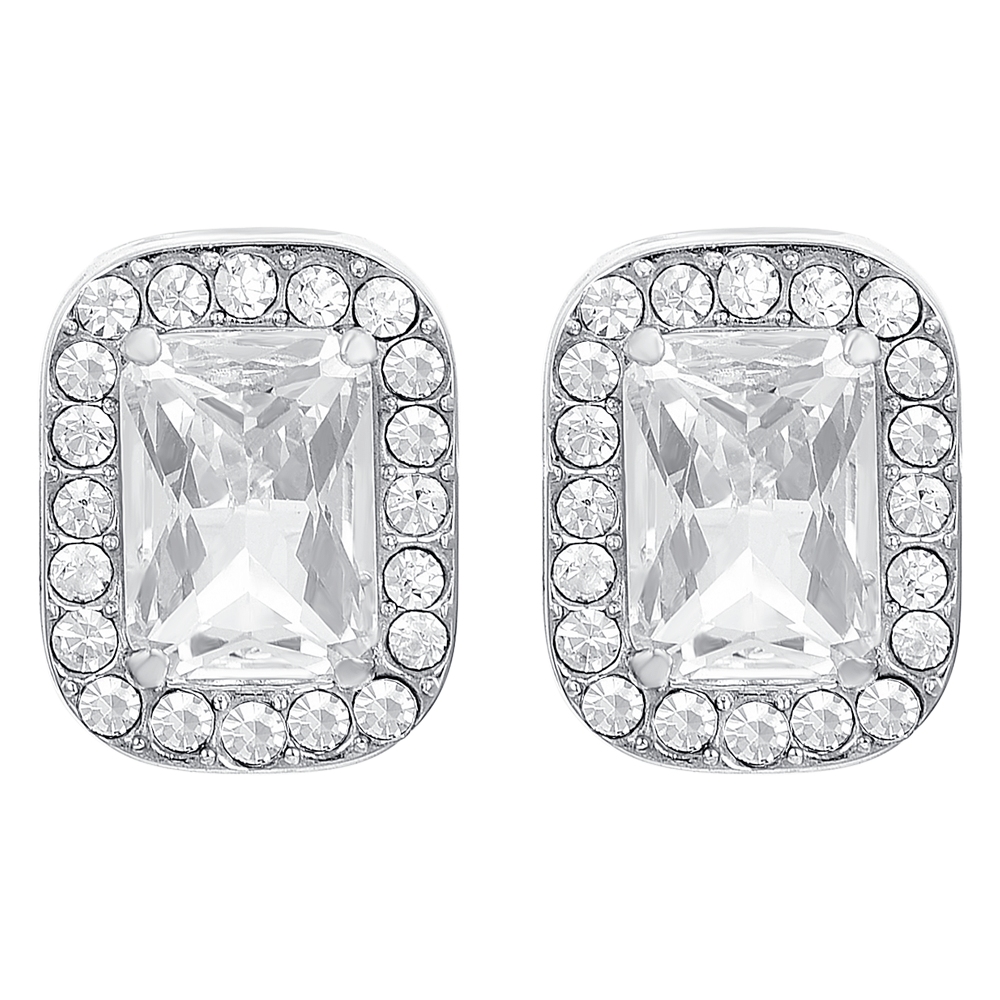 ORECCHINI DONNA IN ACCIAIO CRISTALLI E ZIRCONE