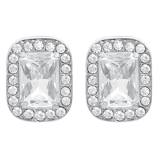 ORECCHINI DONNA IN ACCIAIO CRISTALLI E ZIRCONE